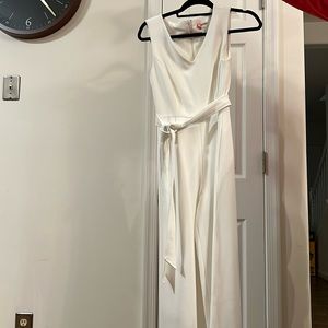 Calvin Klein white jumpsuit worn once and dry cleaned